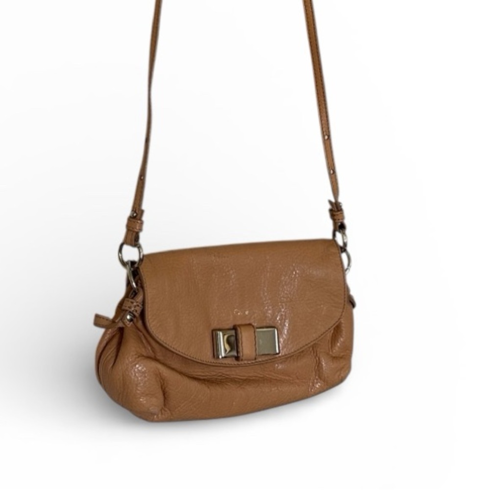 Chloe Lilly convertible crossbody mini bag tan gold
